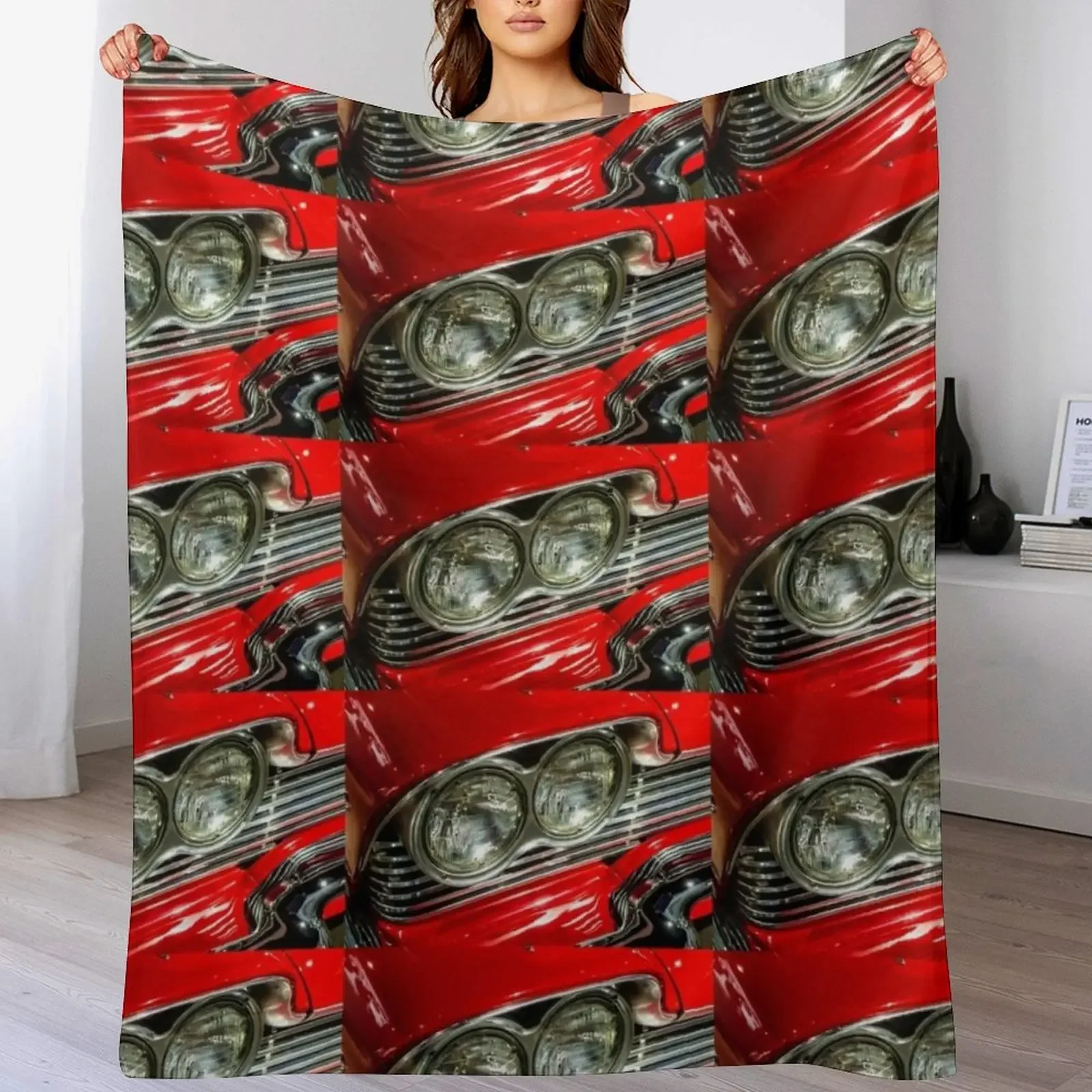 Christine's Headlights Throw Blanket Multi Use Warm Blanket for Living Room Bedroom