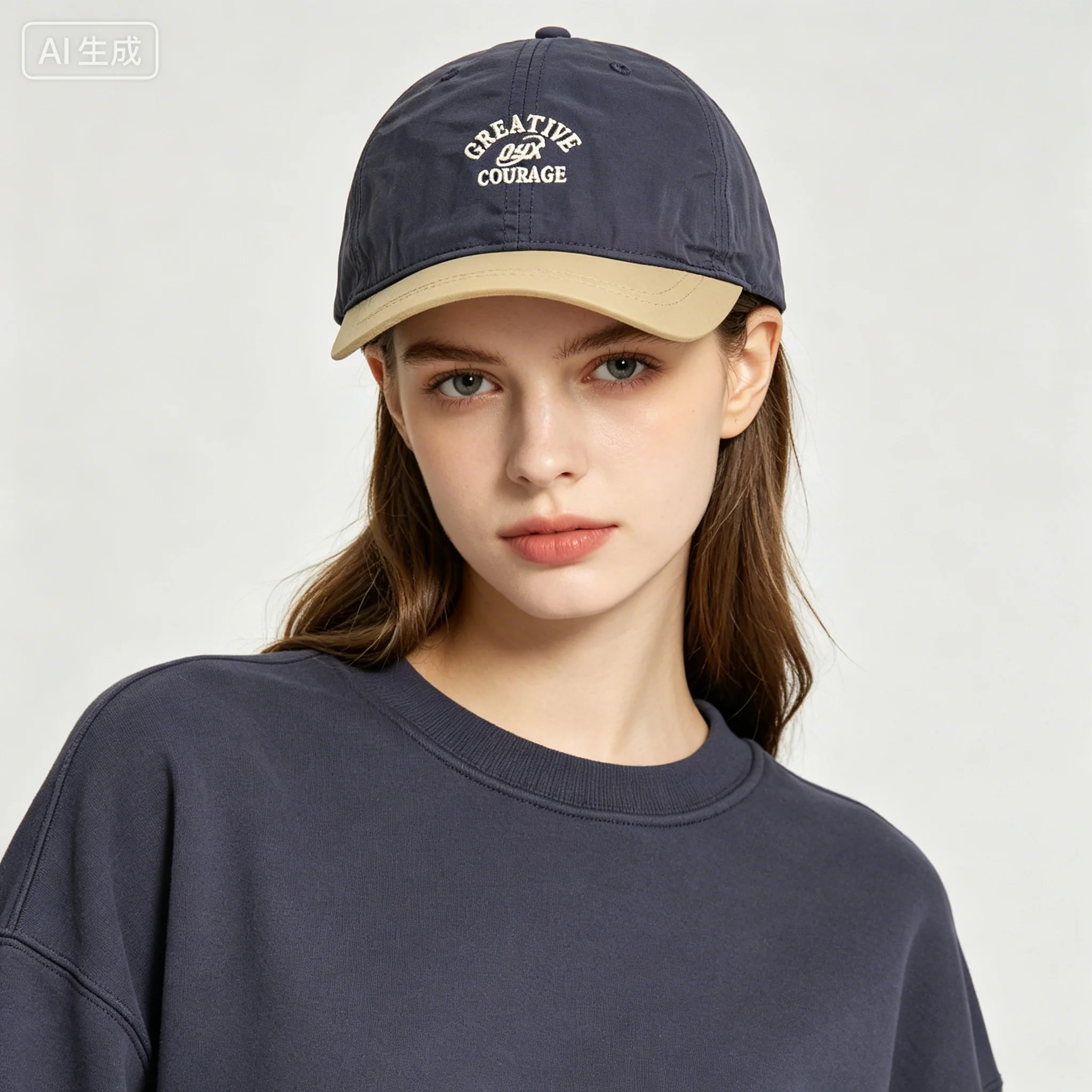 Gorpcore Short Brim Baseball Cap Men Two Tone Quick Dry Dad 