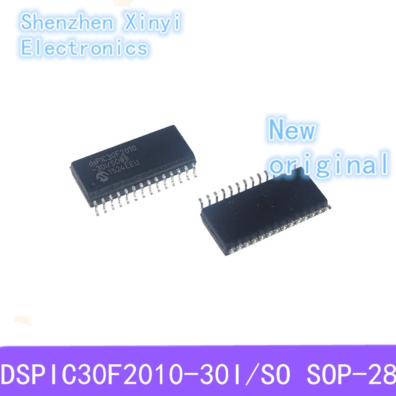 Brand new and original 30F2010-30I/SO DSPIC30F2010 DSPIC30F2010-30I/SO  Digital signal processor and controller core  SOP-28