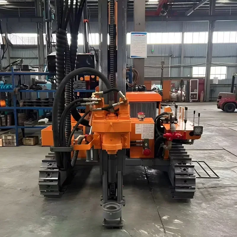 Tools Crawler Drilling Rig Machine Hot Sale Air Compressor Down-the-Hole Drill Surface DTH Drilling Rig for Marble Hard Rock