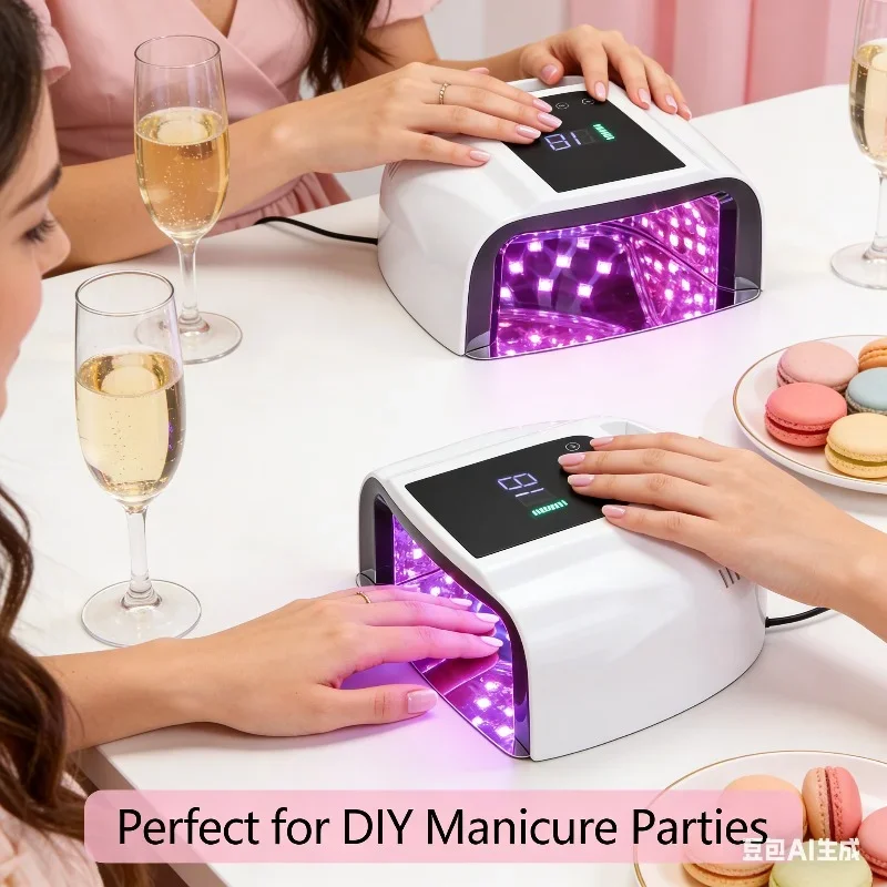 Nieuwe oplaadbare nagellamp draadloze gellakdroger UV-licht voor nagels manicure licht sneldrogende draadloze nagel LED-lamp