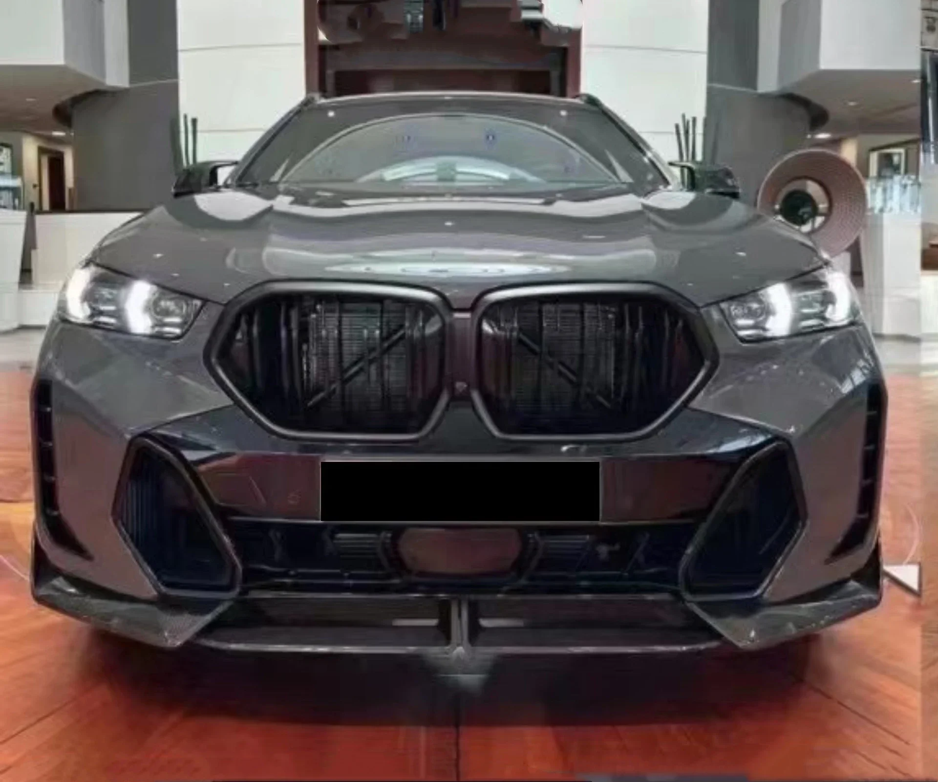 For  X6 G06 LCI 2023 Convert MP Style Kit Spoiler Car Accessories Body Kit Front Shovel Rear Lip Side Skirt