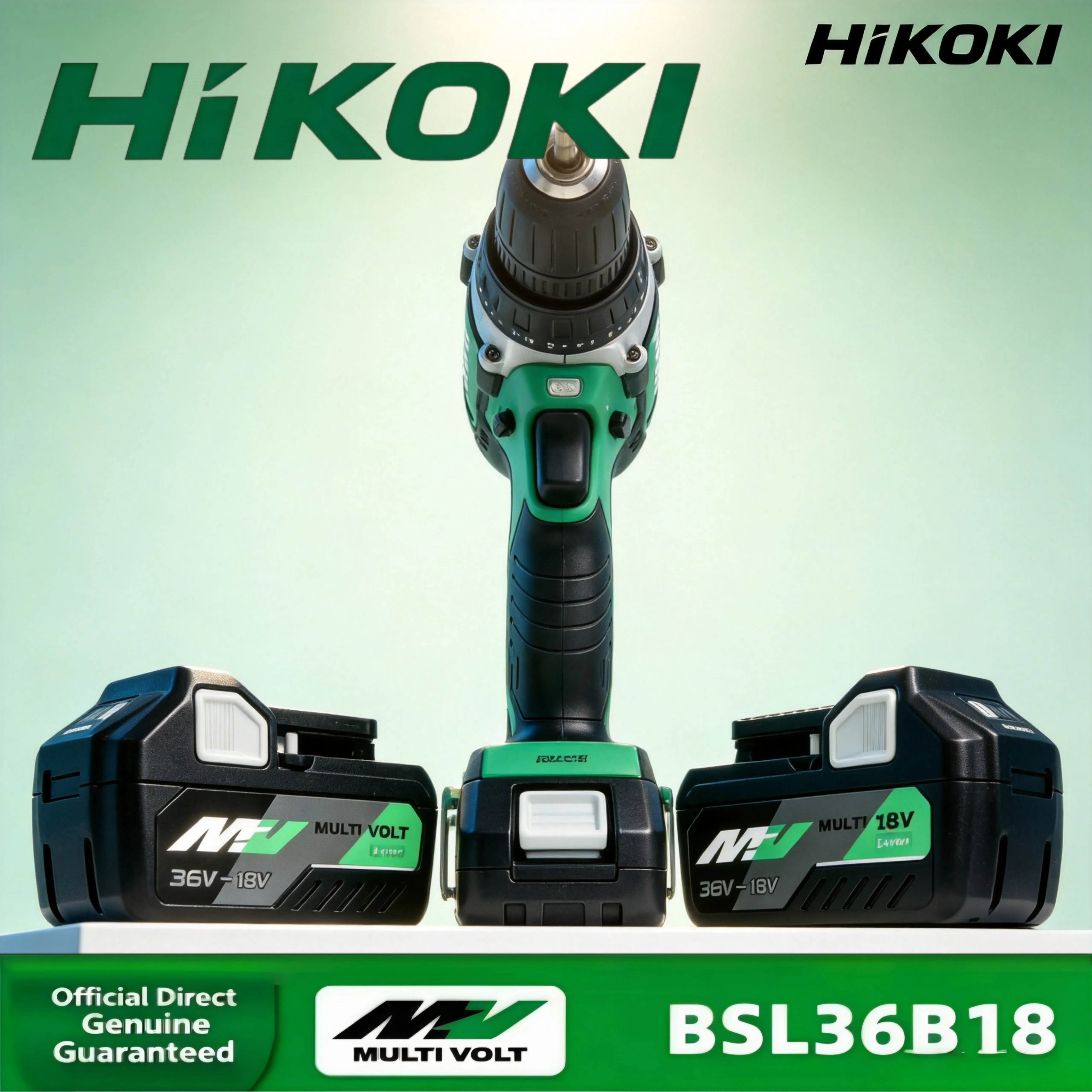 18V 5.0Ah Li-ion Battery Rechargeable for Hitachi HiKOKI BSL1850 BSL1860BSL1840 DS18DSL C18DSL Multi-Compatible Tool Replacement
