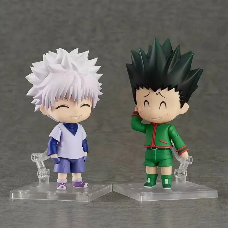 Q-Version Hunter X Hunter 2803 #   Gon 2804 #   Killua Bewegliche Actionfigur PVC Sammlermodell für Anime-Hobby-Sammler