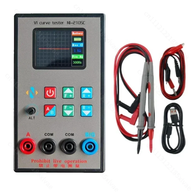 NI-210SC VI Curve Tester Dual Channel ASA PCB Repair Tool Adjustable Internal Resistance & Frequency for Circuit Fault Detection