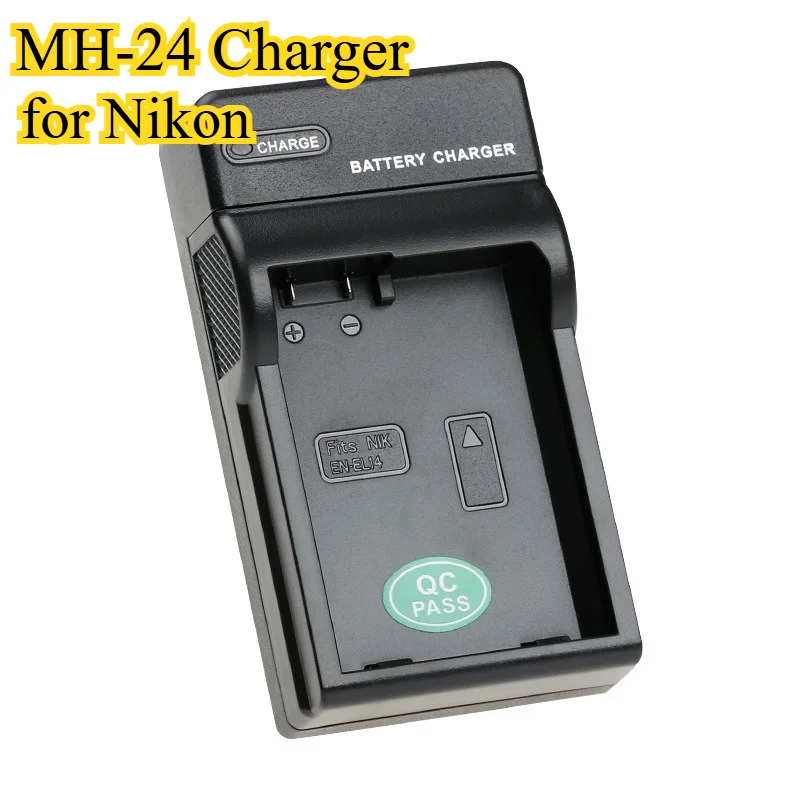 

Зарядное устройство MH-24 для аккумулятора Nikon EN-EL14a EN-EL14, совместимое с зеркальными камерами D5200 D3200 D5300 D5600 D3100, быстрая зарядка