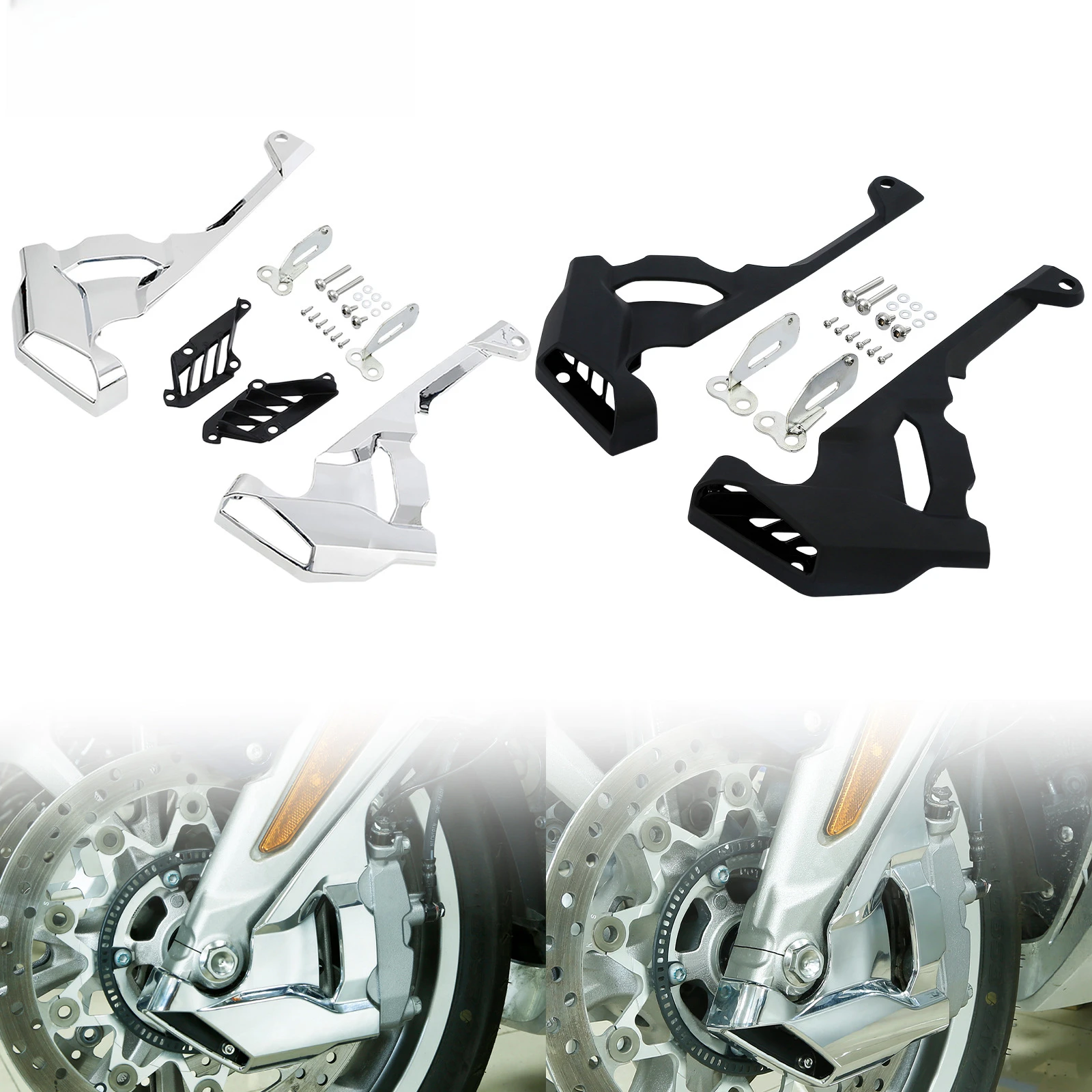 

Motorcycle Front Caliper Cover Side Trim Case for Honda Goldwing Accessories GL1800 2018-2020