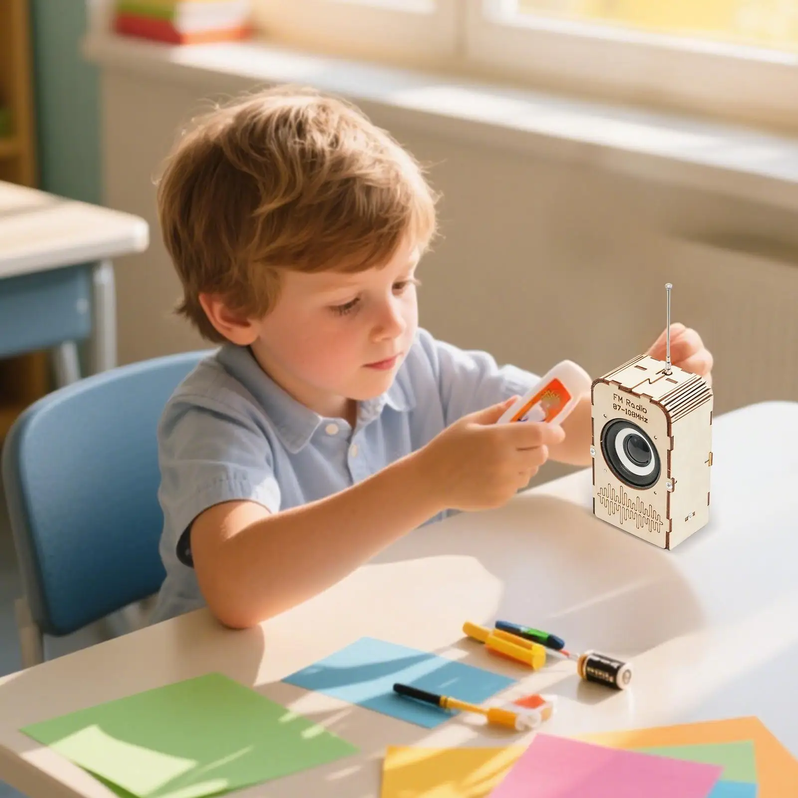 

Радиокомплект для сборки научного эксперимента, электроника, обучающие образовательные игрушки для строительных проектов, подростков, молодежи, автомобилей, семьи
