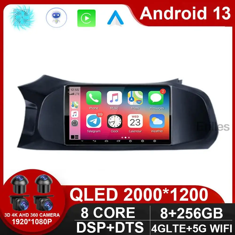 

Android 13 Car Radio Stereo Carplay Multimedia Video Player For Chevrolet Onix 2012 - 2019 Autoradio GPS 2 Din IPS Screen