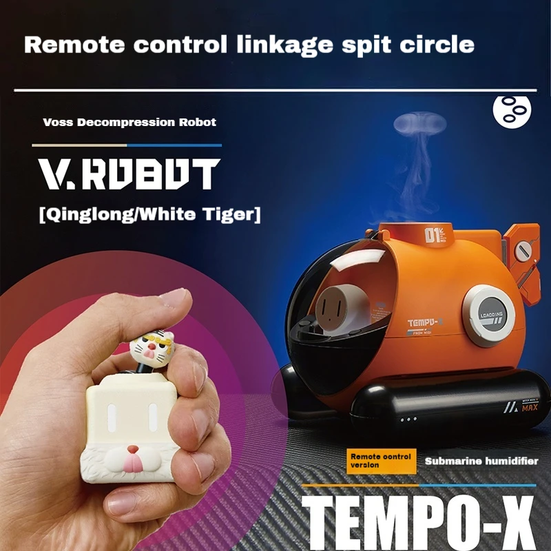 잠수함 디자인 가습기 조용한 침실 스프레이 소녀 친구를위한 이상적인 생일 선물 사무실 스트레스 릴리프 장식 장난감 보트