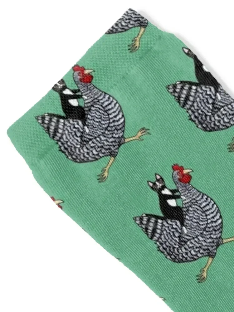 Cat Riding a Chicken Socks cool snow luxury sport Socks Women Men's