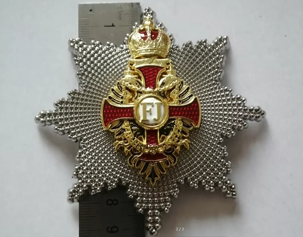 Austro-Hungarian Order of Franz Joseph Breast Star Replica Historical Military Collectible Item