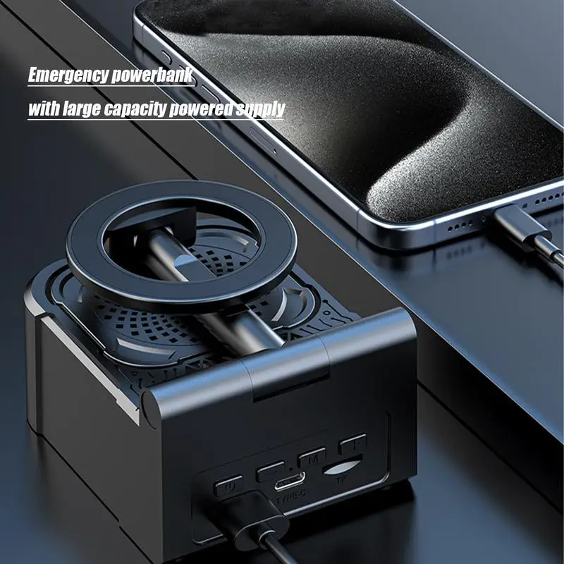 

Desk Phone Holder Phone Stand Magnetic Portable Speaker Mobile Stand Cradle Battery Pack Desktop Accessories Cool Gadgets