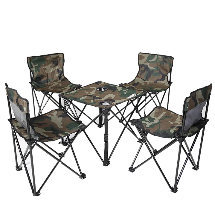 

High Density Oxford Cloth and Solid Steel Pipe Portable Outdoor Folding Chairs and Tables