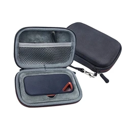 Hard EVA Portable External Solid State Drive Travel Carrying Bag Storage Case for SanDisk SSD E80 E81 Extreme PRO