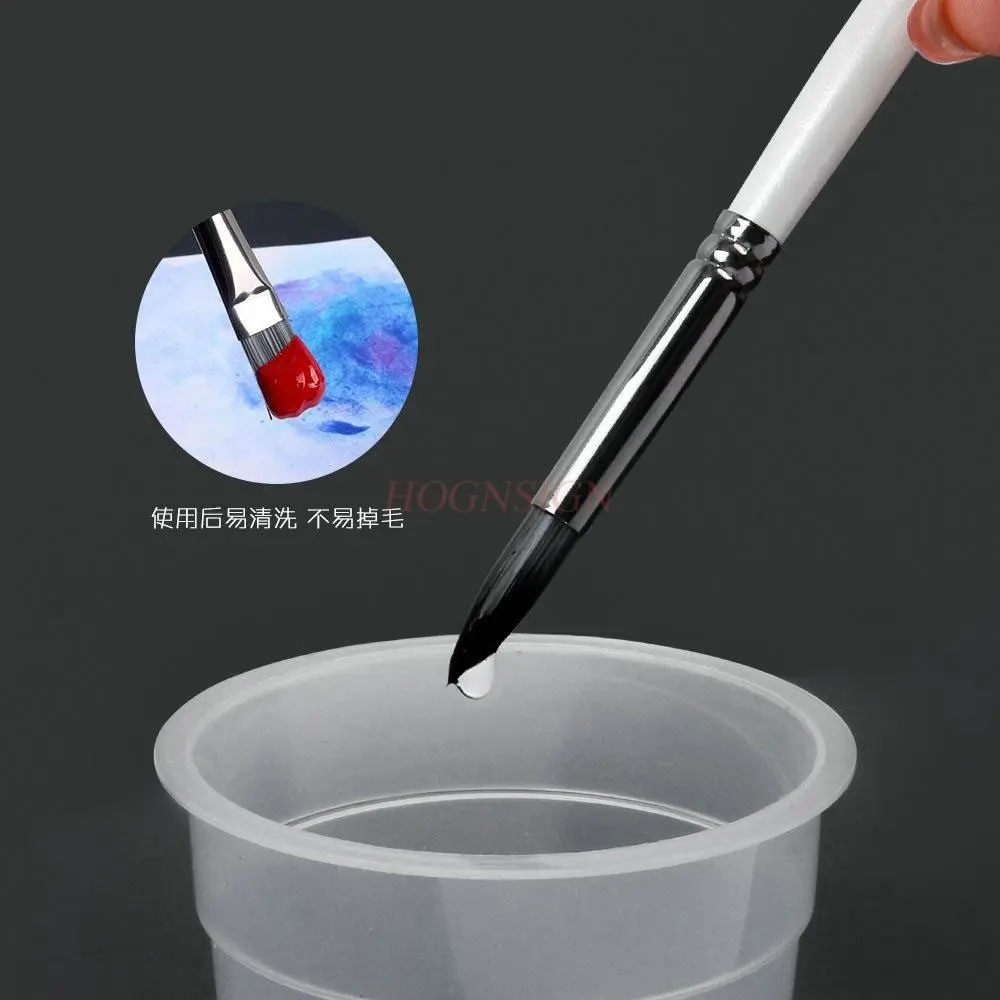 

25 шт./компл. деревянная кисть из нейлоновой шерсти, специальный набор акриловых кистей для акварельных акварельных красок, кисть для масляной живописи