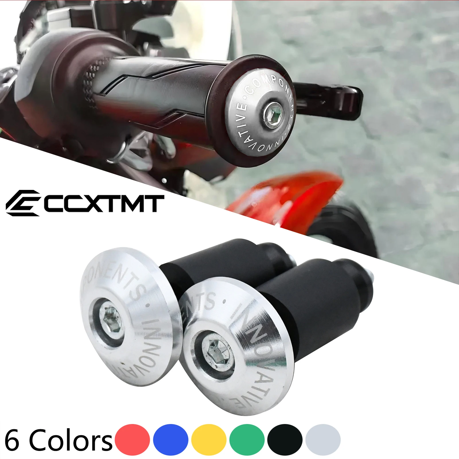 Motorcycle Handle Bar End Cap Handlebar Grips Cap Protection Plug For BMW R1300GS 1250GS R1200GS R1200R KTM Honda Yamaha BETA