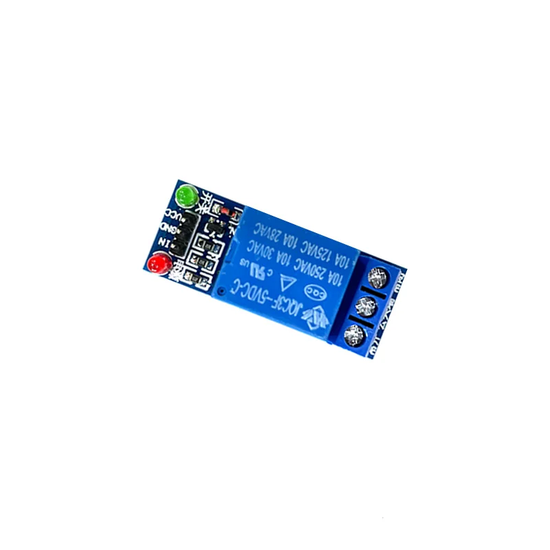 50 peças módulo de relé de 1 canal 5v/12v/24v com luz indicadora de placa de expansão de relé de baixo nível