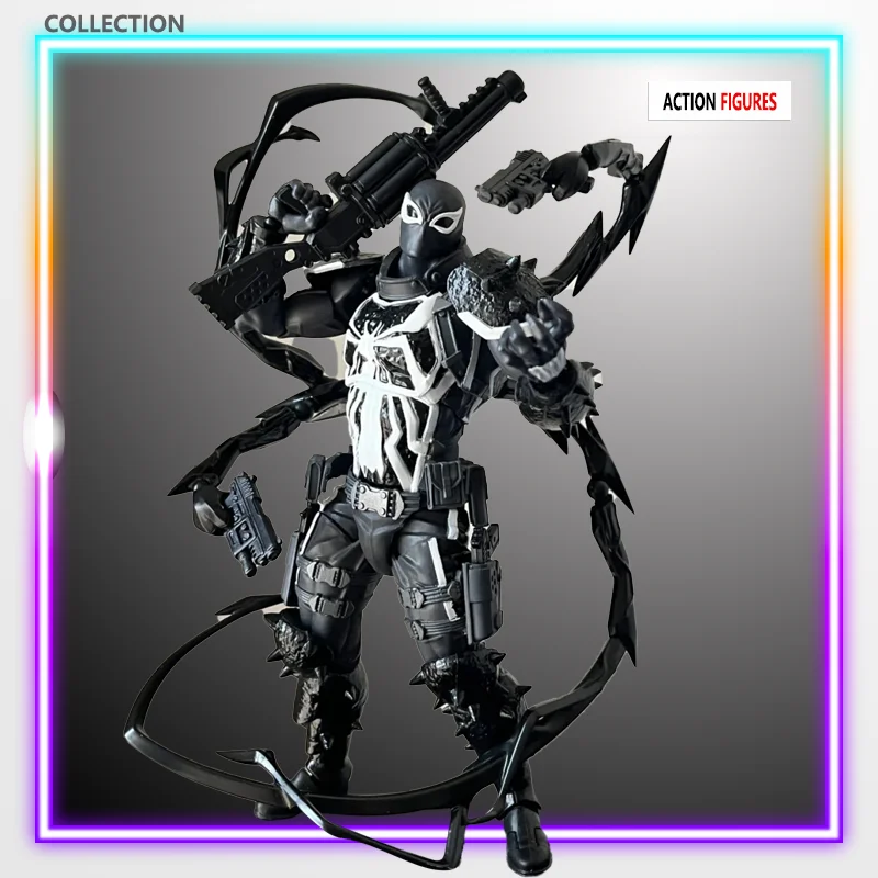 

In Stock Ct Toys Agent Venom Amazing Yamaguchi Agent Anti Venom Figure Spiderman Anime Action Figure Customized Gifts Toys