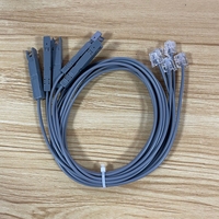 110 Test Head to Alligator Clip RJ11 RJ45 Voice Test Lead Check Test Cord for 110 Phone Voice Module Telecom Patch Panel