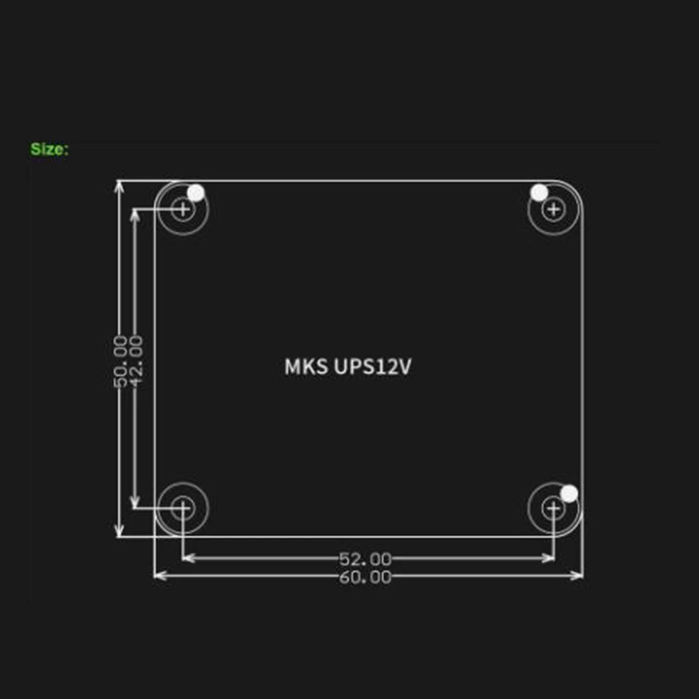 MKS-UPS 24V Módulo Impressora 3D Peças, Detecção de Energia, Levante o Eixo Z para Proteger o Modelo, DC 24V