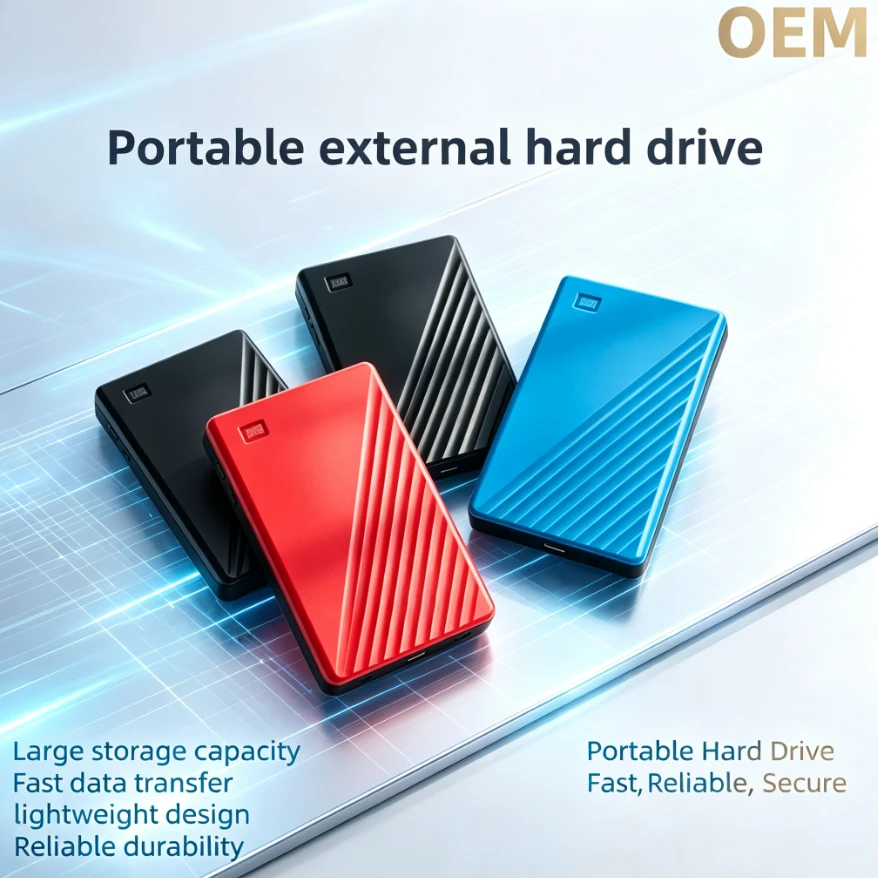 OEM WD-01 Portable External Hard Drive USB3.0 High Speed Encrypted External HDD Storage Disk For Laptop Desktop Mac Data Storage