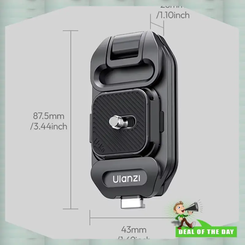 24-Hour Delivery 2X Ulanzi UKA07 Uka Quick-Release Clip Kit For Camera Compatible With F38 Top Plate For Backpack Backpack Clip