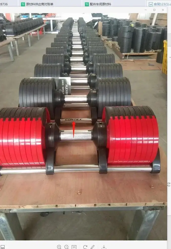 20kg Fitness Equipment Gym Weights Set Adjustable Dumbbell For Body Building Custom Dumbbell Adjustable