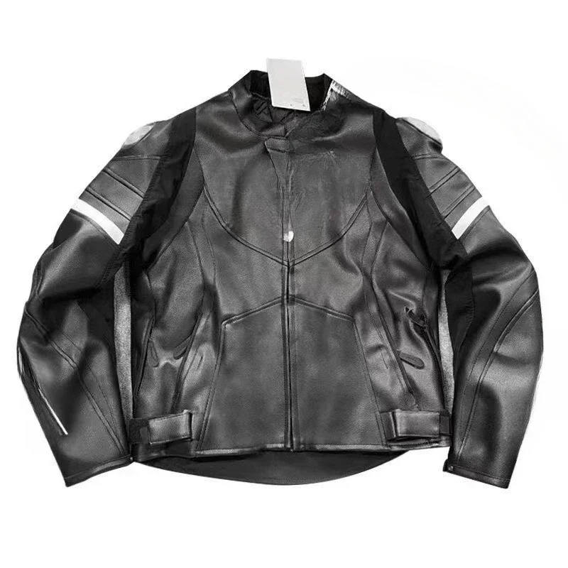 Motorcycle cycling suit titanium alloy four-season locomotive suit warm drop-proof racing suit riders men and women summer