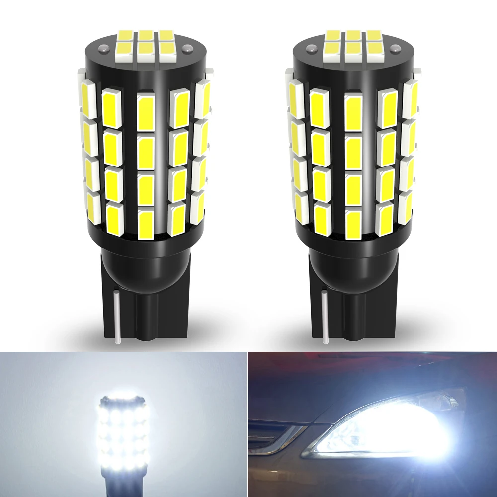 

2pcs T10 W5W 5w5 12V 168 2825 2827 2821 2886X Led Interior Light Parking Boot Side Marker Diode Lamp License Plate Reading Bulb