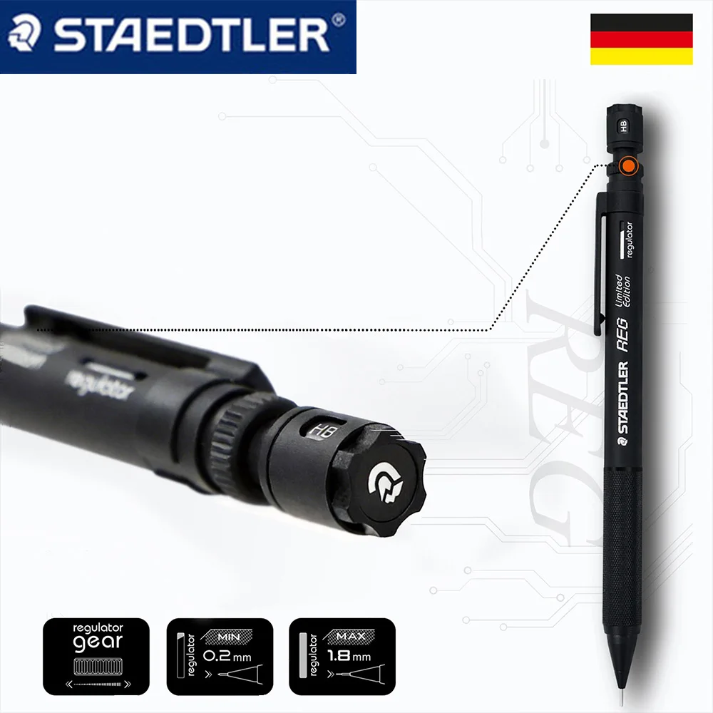 2026 New STAEDTLER 925 85 Mechanical Pencil Upgraded Full-Metal Low-Center-Gravity Hand-Drawn Anime School Supplies Stationery