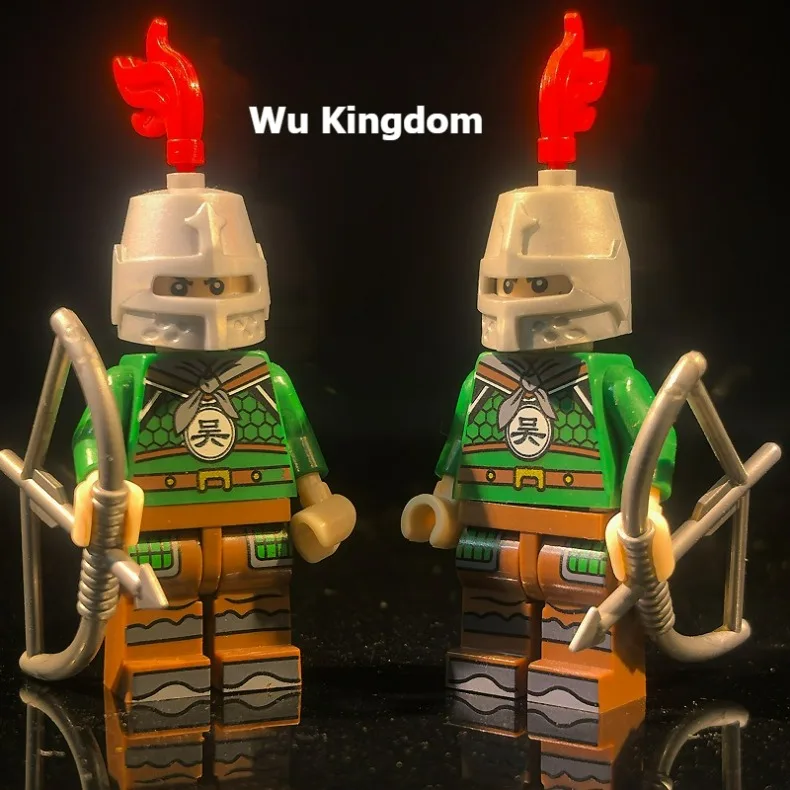 Bausteine ​​von antiken chinesischen Soldaten, digitale Actionfiguren, zusammengebautes Spielzeug, Krabbelspielzeug für Kinder, pädagogisches Spielzeug, humanoide Puppen – Detail 2