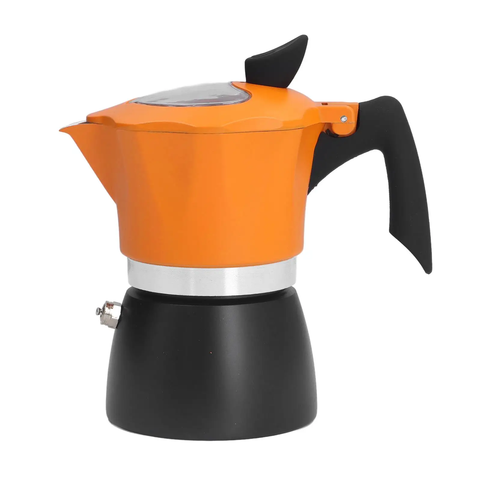 Double Color Octagonal Moka Coffee Maker - Stylish Italian Espresso Pot for home & for office , Perfect for Beginners