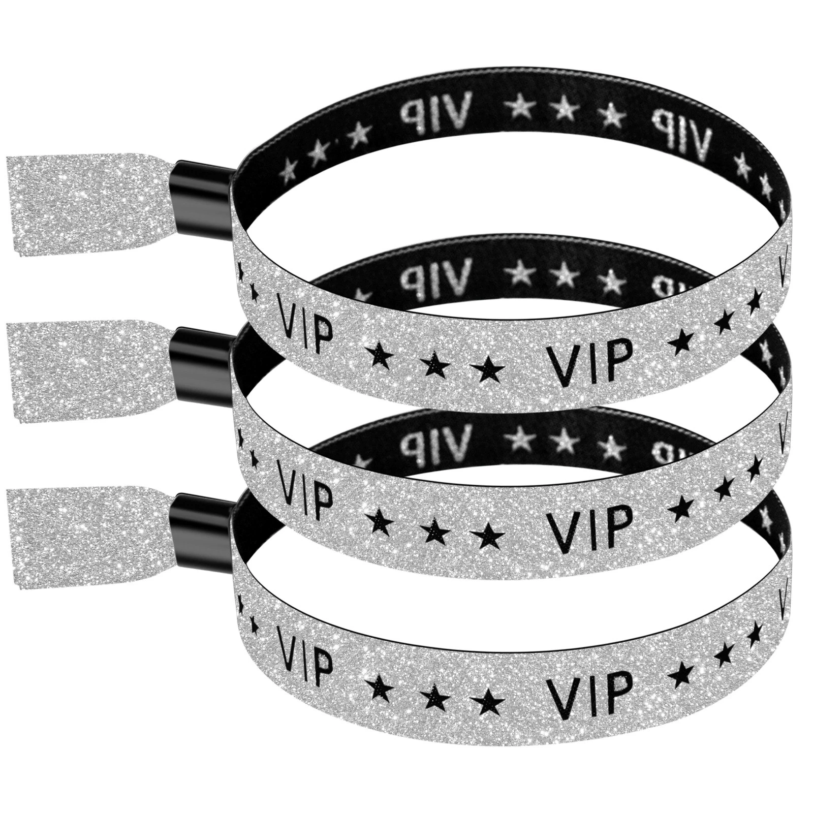 10/30/50/70/100pcs VIP Wristbands Adjustable Armbands Reusable Bracelets for Party, Wedding, Festival, Concert, Exhibition