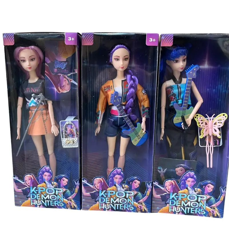 

Kpop Охотники на демонов, куклы, игрушки Rumi Mira Zoey, экшн-фигурка, игрушка, красивая принцесса для маленьких девочек, пластиковая игрушка «сделай сам» для девочек