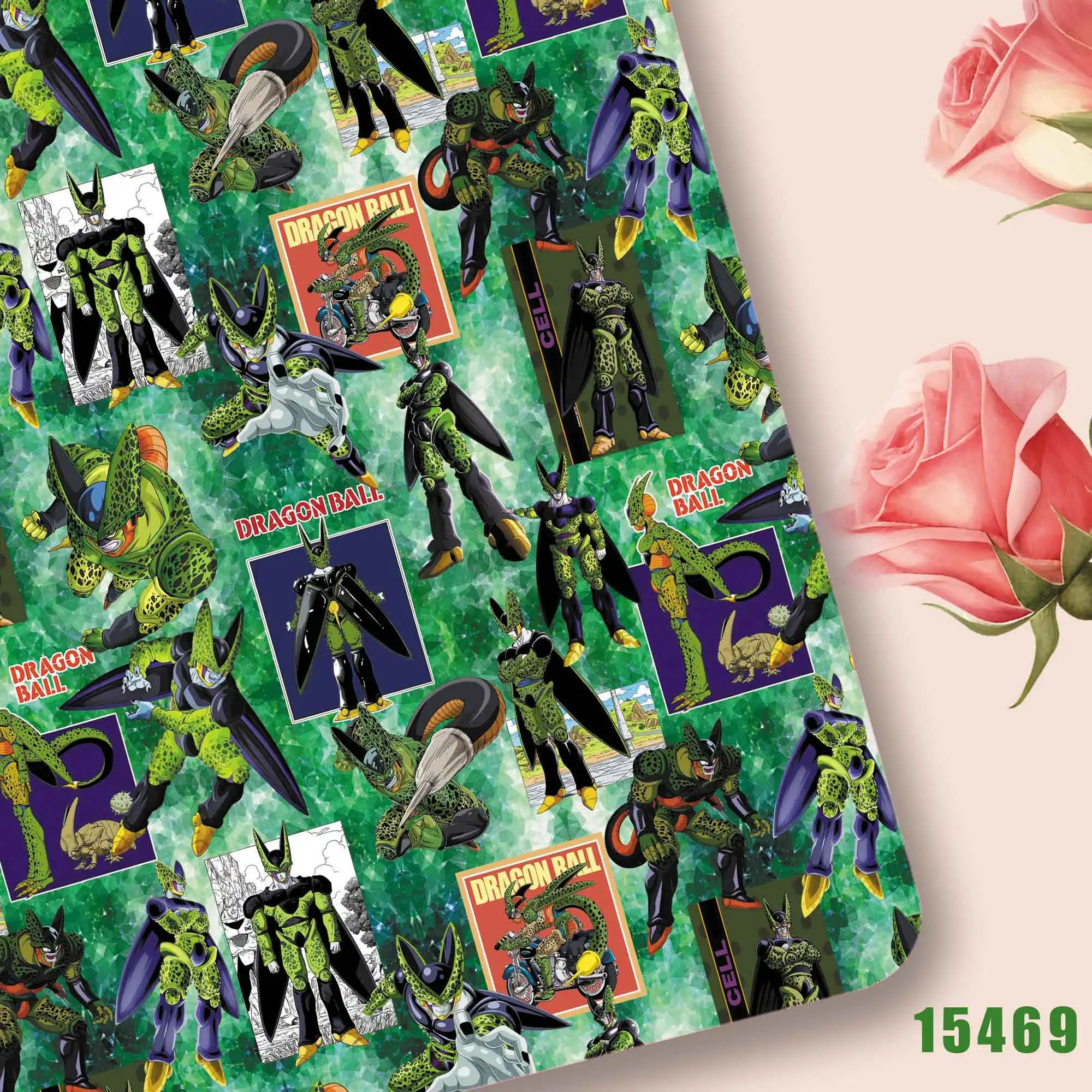 140*50cm dragon ball Polyester/100Cotton/satin Fabric Sewing Patchwork Quilting Baby Dress Printed Fabric Fabric Sewing Kids view 3