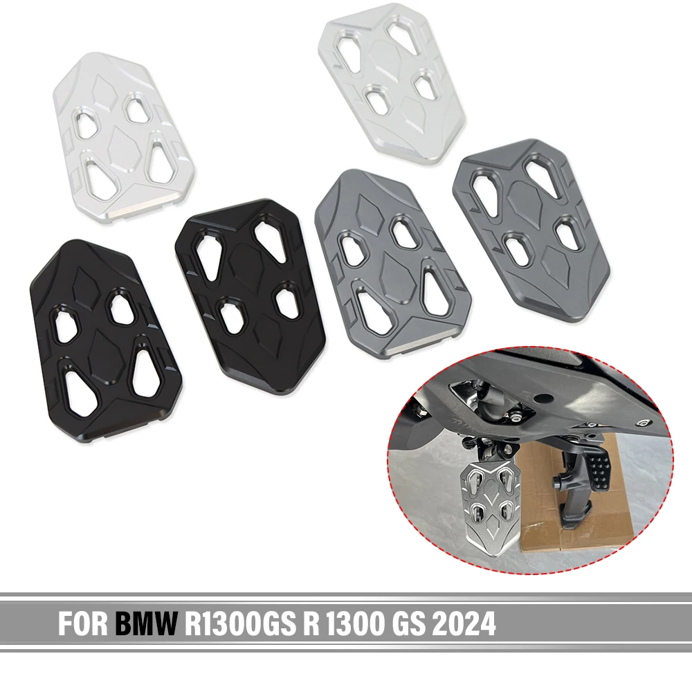 

For BMW R1300GS R1300GS 2024 R 1300GS Motorcycle Front Foot Pegs Pedal Extension Pad Foot Rest Enlarged Plate Front Enlarger Pad