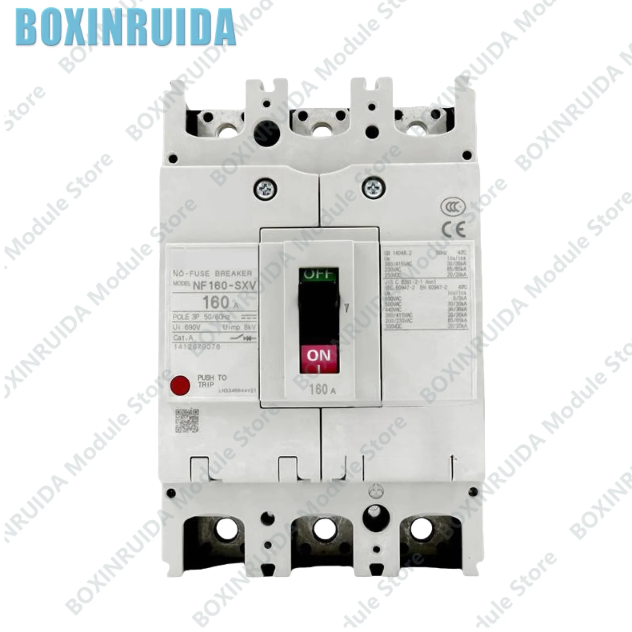 Brand new original Plastic case circuit breaker air switch NF160-SXV 3P 125A 150A 160A