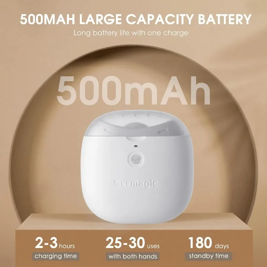 เครื่องตัดเล็บไฟฟ้าอัตโนมัติ 2 ใน 1 พร้อมไฟ LED สำหรับทารกผู้ใหญ่และผู้สูงอายุ USB ชาร์จการตั้งค่าความเร็วคู่ปลอดภัย