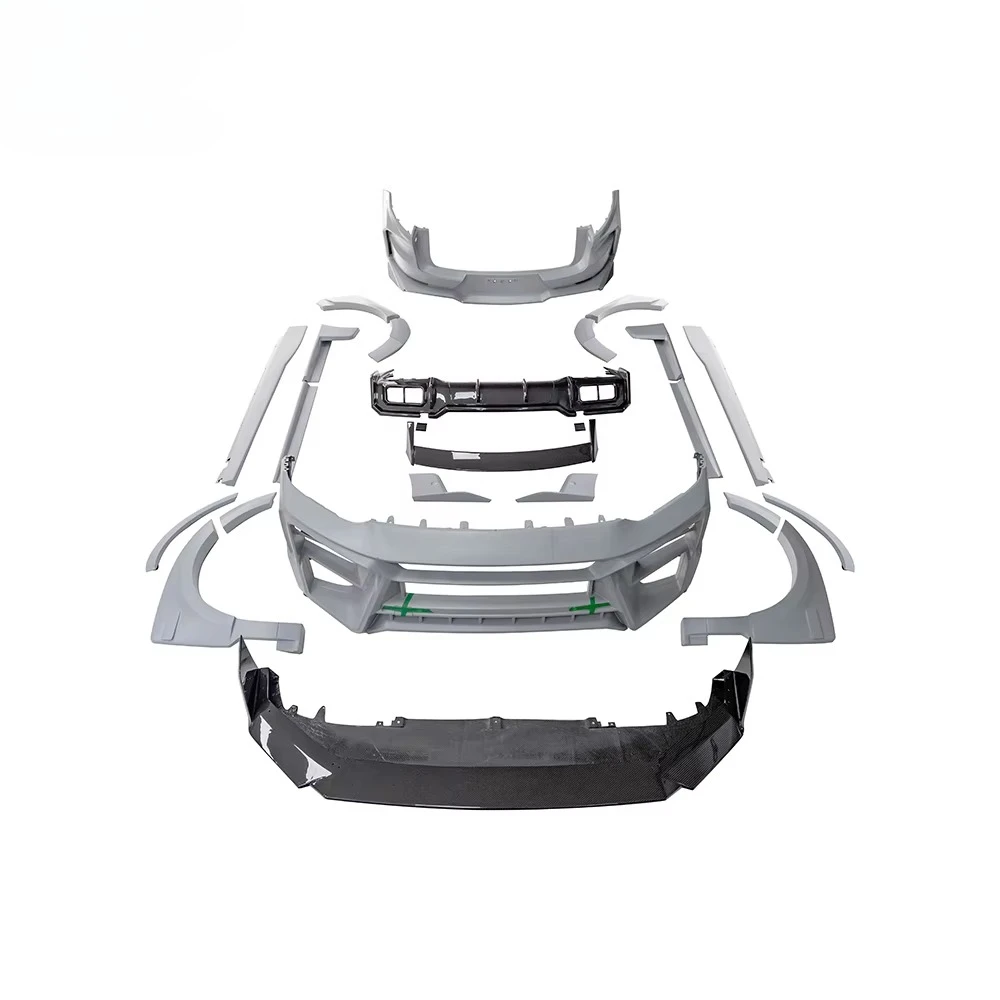 MIW Dry Carbon Fiber Rear Bumper Diffuser with Autoclave Process for   9Y0 9Y0.2 T Style Upgrade-Premium Grade