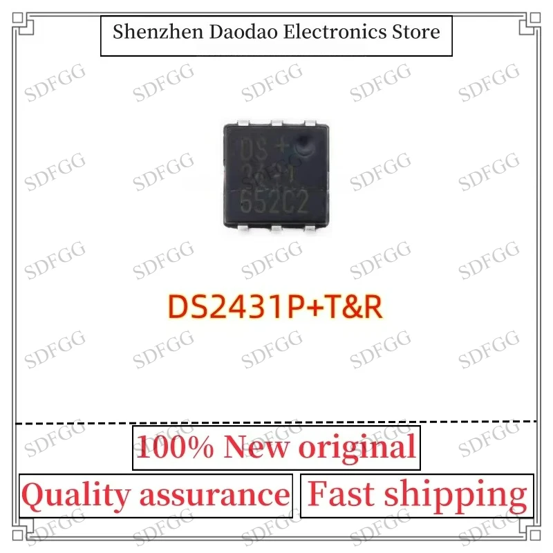 DS2431P+T&R DS2431 DS2431 TSOC-6 Chip IC New Original
