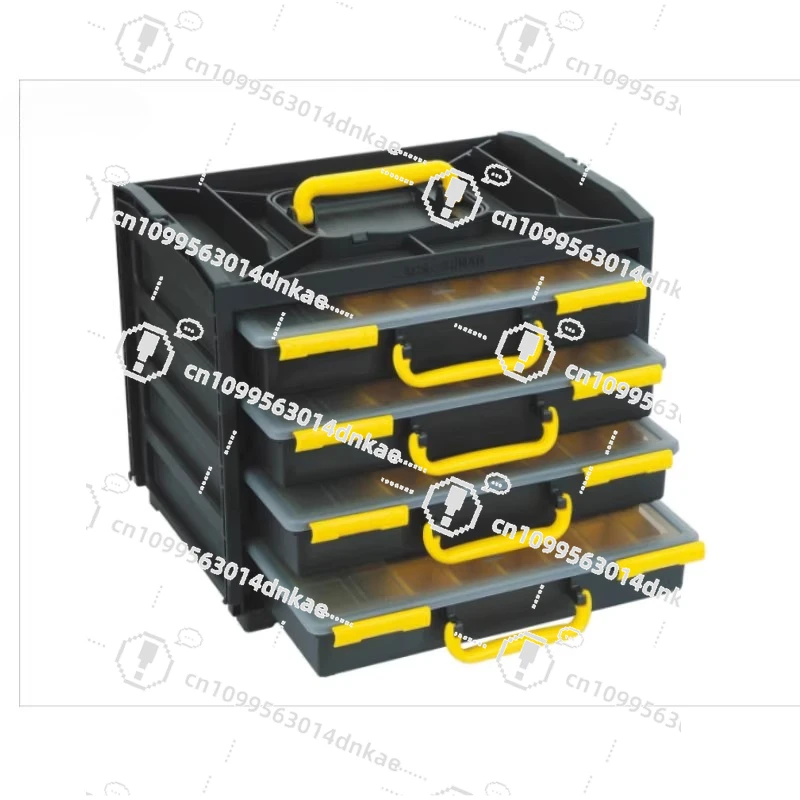 Combination Hardware Toolbox Auto Repair Parts Electrical Finishing Box Screw Removable Storage Box