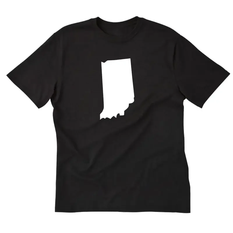 Indiana T Shirt Cotton Home Place Name Vacation United States
