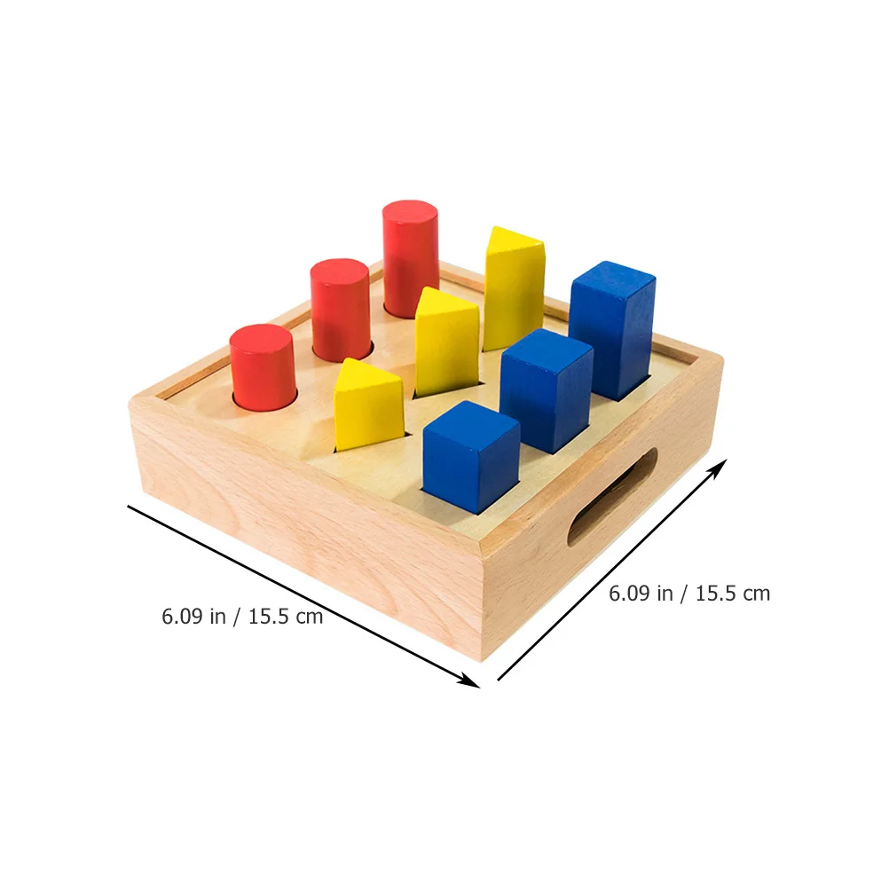 Geometría de educación temprana, juguetes geométricos profesionales, bloques de construcción, niños principales