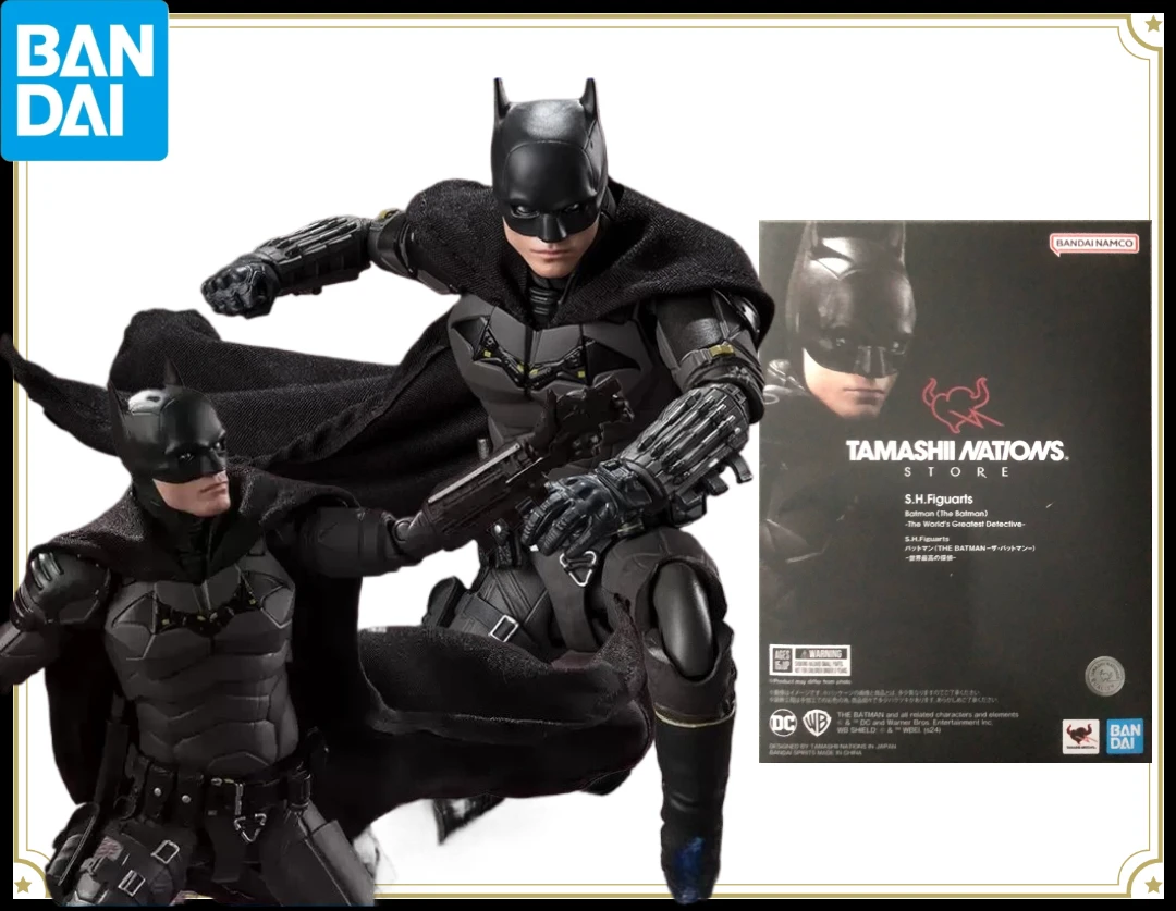 

In Stock Bandai S.H.Figuarts The Batman 2022 Robert Pattinson TNT Limited Collectible Action Figure Model Toy