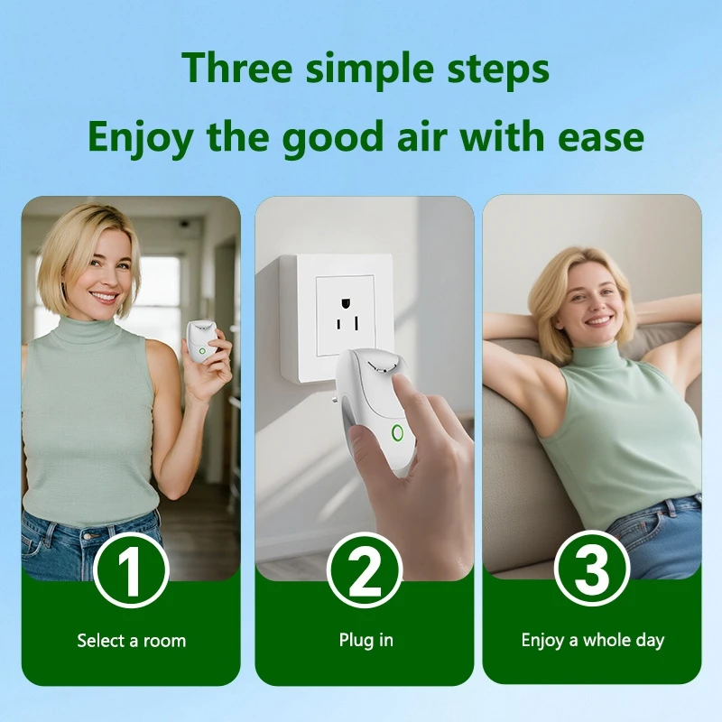 XIAOMI Compact USB Plug Play Negative Ion Air Purifier Intelligent Eliminates Odors Smoke And Formaldehyde Purifies For Room