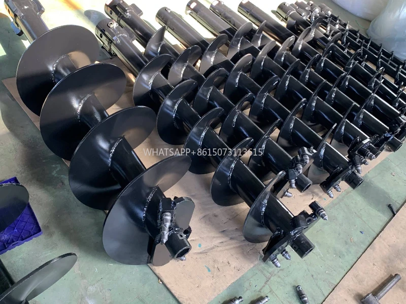 

Flexible 316 Stainless Steel Skid Steer Auger Flightting Screw Parts Manufacturer Hard Rock Bullet Teeth for Auger Bit