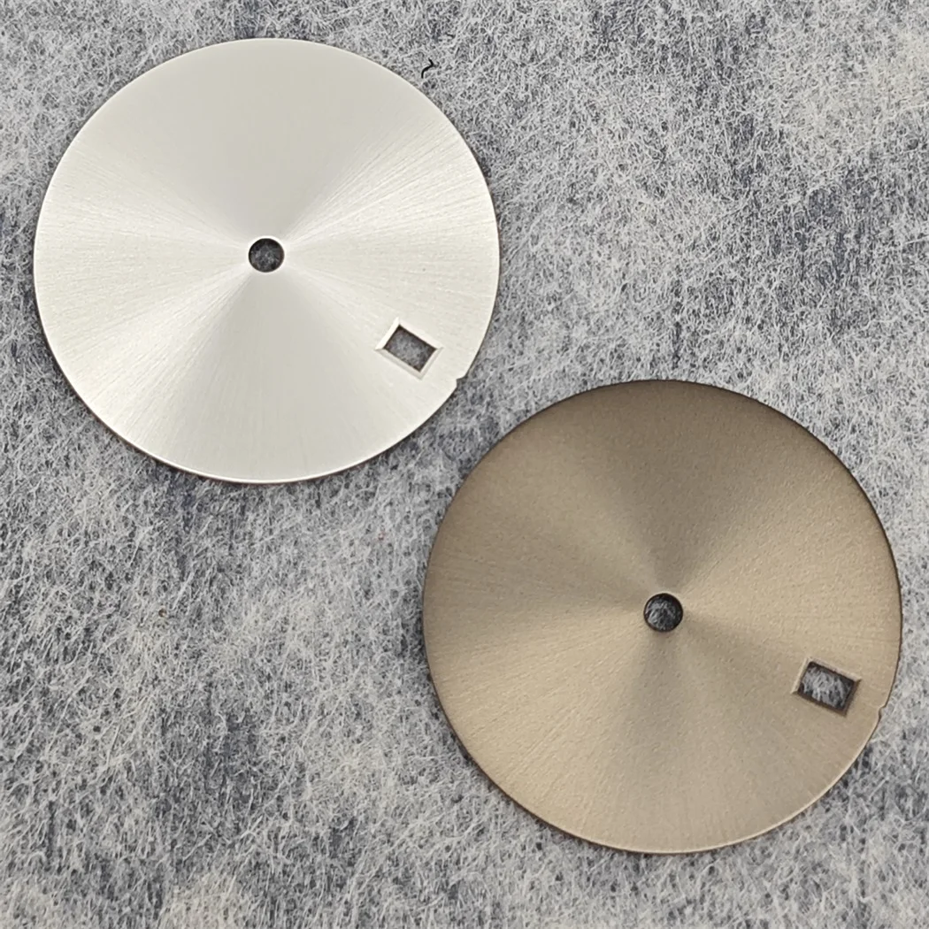 6 Solid Color Metal Watch Dial 28.5mm DIY Watch Faces for NH35/ NH36 Movement Watch Modification Accessories Customizable Dial