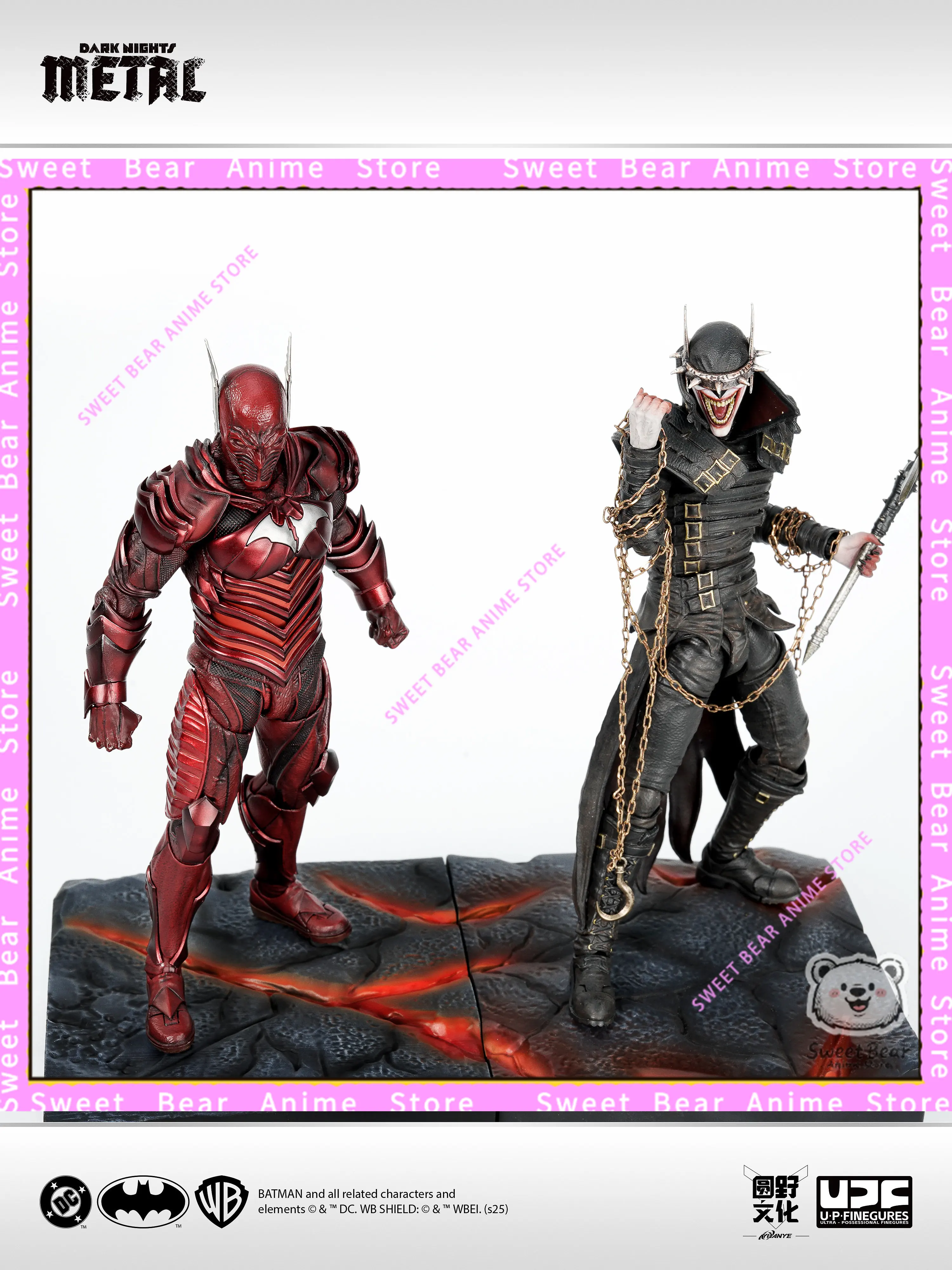 ما قبل البيع UPFinegures 1/12 مقياس الموت الأحمر ليالي الظلام: المعادن عمل نموذج لجسم اللعب العصرية سطح المكتب دمية المقتنيات