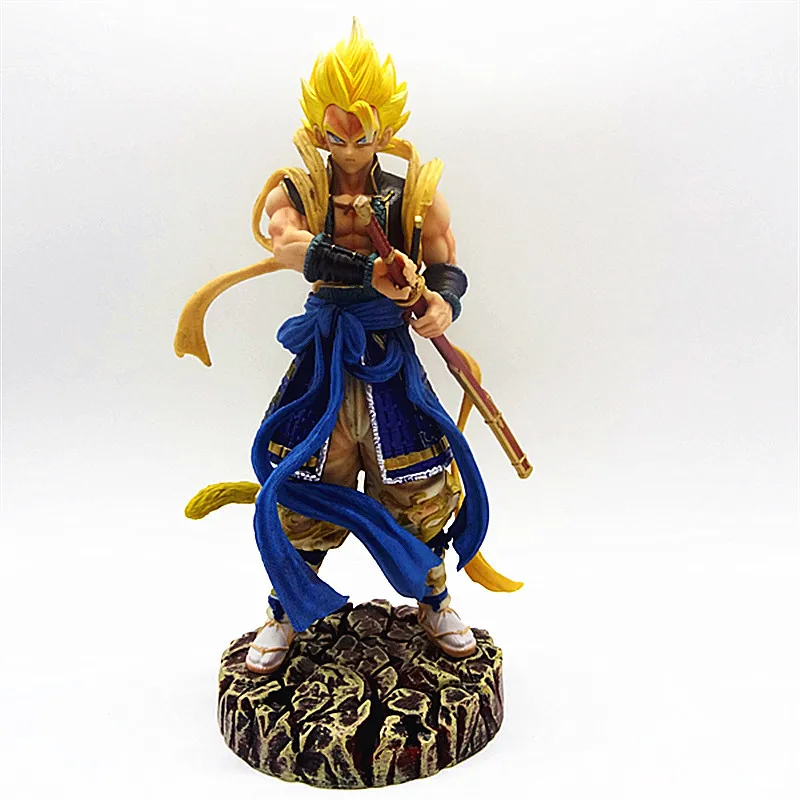 Dragon Ball Anime Figure Model, Coleção Estátua Gk, Vários Personagens, Imagem Samurai, Decoração Desktop, Brinquedo ornamento, Presente, 28-31cm